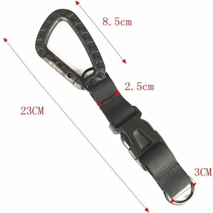 Hang Tough with Tactical Belt Buckle Keychain