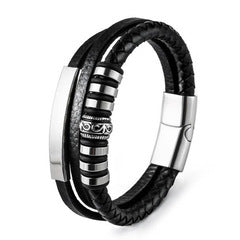 Handmade Leather Bracelet for Men – Bold & Durable Look