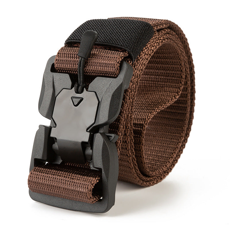 Magnetic Buckle Tactical Belt Men's Multifunctional Outdoor Belt