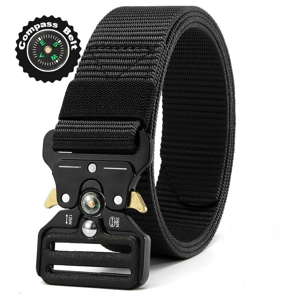 Men’s Tactical Compass Belt – Rugged Style Meets Function